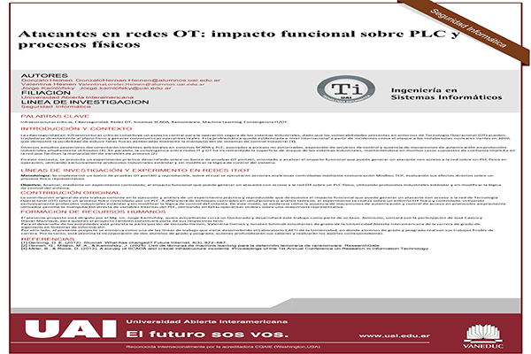 Atacantes en Redes OT: Impacto Funcional sobre PLC y Procesos Físicos